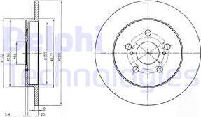 Delphi BG4201 - Disque de frein cwaw.fr