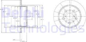 Delphi BG4216 - Disque de frein cwaw.fr