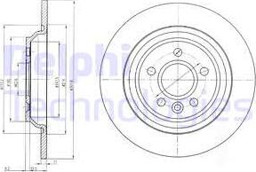 Delphi BG4239 - Disque de frein cwaw.fr