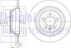 Delphi BG4238 - Disque de frein cwaw.fr