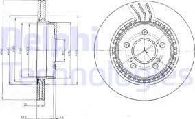 Delphi BG4226 - Disque de frein cwaw.fr