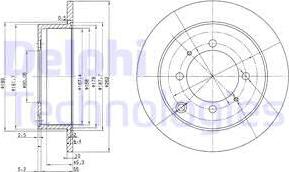 Delphi BG3400C - Disque de frein cwaw.fr