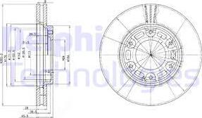 Delphi BG3193 - Disque de frein cwaw.fr