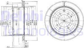 Delphi BG3188 - Disque de frein cwaw.fr