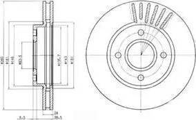 BOSCH 986478170 - Disque de frein cwaw.fr