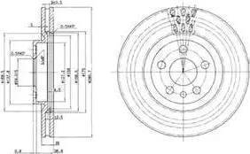 BOSCH 986478812 - Disque de frein cwaw.fr