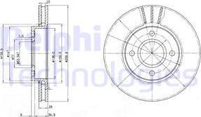 Delphi BG2780 - Disque de frein cwaw.fr