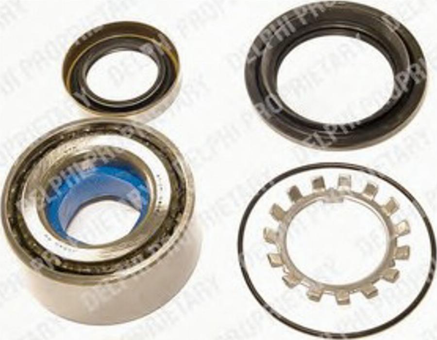 Delphi BK1202 - Kit de roulements de roue cwaw.fr