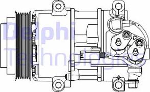 Delphi CS20499 - Compresseur, climatisation cwaw.fr