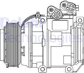 Delphi CS20494 - Compresseur, climatisation cwaw.fr