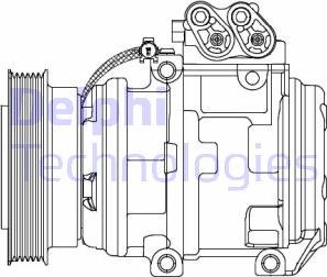 Delphi CS20488 - Compresseur, climatisation cwaw.fr