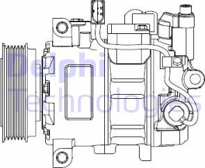 Delphi CS20476 - Compresseur, climatisation cwaw.fr