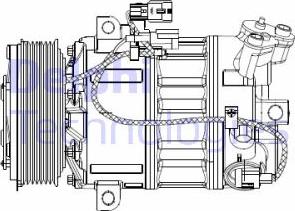 Delphi CS20477 - Compresseur, climatisation cwaw.fr