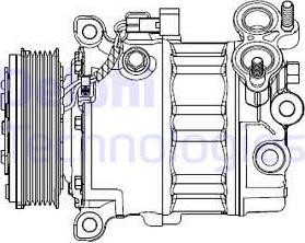 Delphi CS20512 - Compresseur, climatisation cwaw.fr