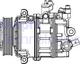 Delphi CS20529 - Compresseur, climatisation cwaw.fr