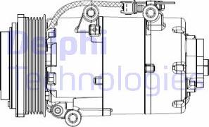 Delphi CS20358 - Compresseur, climatisation cwaw.fr