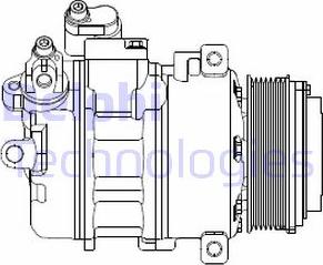 Delphi CS20370 - Compresseur, climatisation cwaw.fr