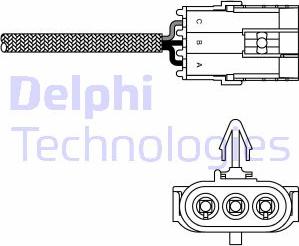 Delphi ES10995-12B1 - Sonde lambda cwaw.fr