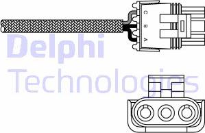 Delphi ES10969-12B1 - Sonde lambda cwaw.fr