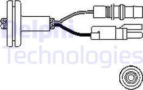 Delphi ES10258-11B1 - Sonde lambda cwaw.fr