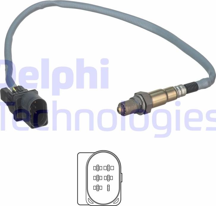 Delphi ES20549-12B1 - Sonde lambda cwaw.fr