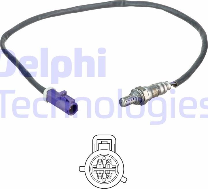 Delphi ES20508-12B1 - Sonde lambda cwaw.fr