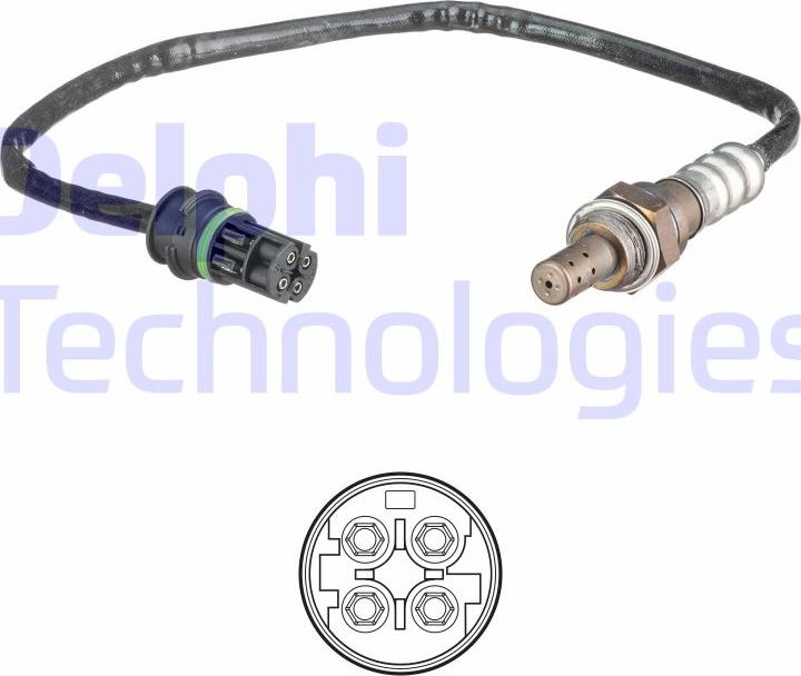 Delphi ES20674-12B1 - Sonde lambda cwaw.fr