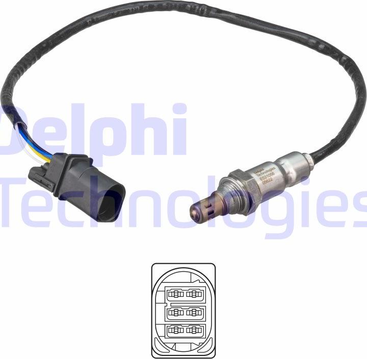 Delphi ES21056-12B1 - Sonde lambda cwaw.fr