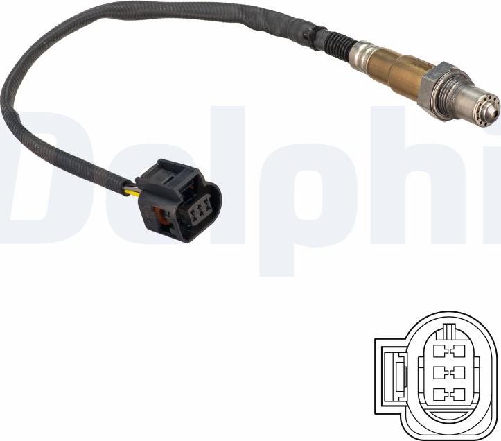 Delphi ES21180-18B1 - Sonde lambda cwaw.fr