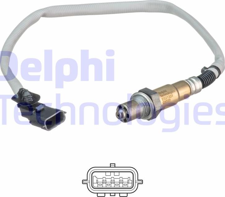 Delphi ES21331-12B1 - Sonde lambda cwaw.fr