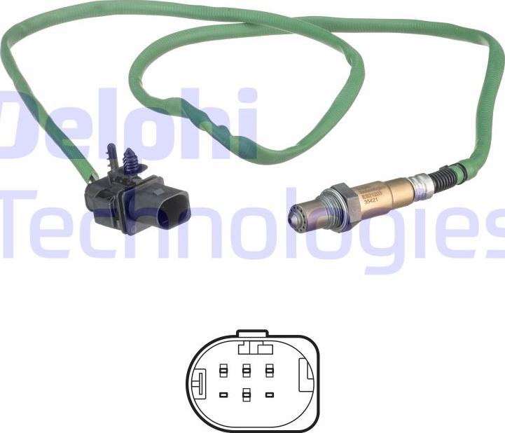 Delphi ES21203-12B1 - Sonde lambda cwaw.fr