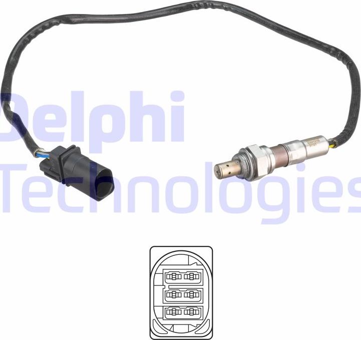 Delphi ES21219-12B1 - Sonde lambda cwaw.fr