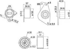 Delphi KDB348 - Kit de distribution cwaw.fr