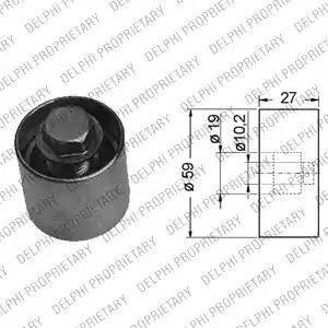 Delphi KDB363 - Kit de distribution cwaw.fr