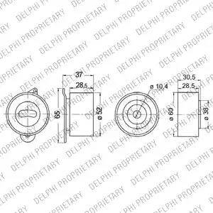 Delphi KDB297 - Kit de distribution cwaw.fr