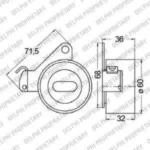 Delphi KDB249 - Kit de distribution cwaw.fr