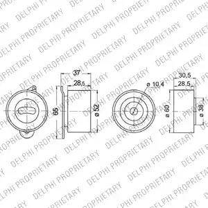 Delphi KDB244 - Kit de distribution cwaw.fr