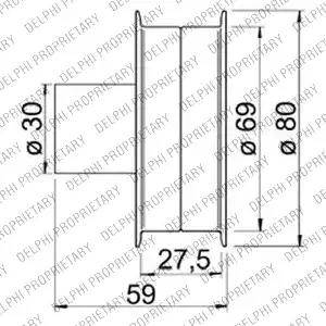 Delphi KDB213 - Kit de distribution cwaw.fr