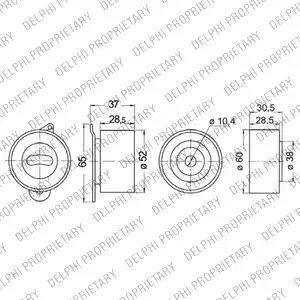 Delphi KDB228 - Kit de distribution cwaw.fr