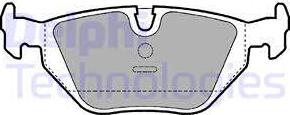 Delphi LP907-18B1 - Kit de plaquettes de frein, frein à disque cwaw.fr