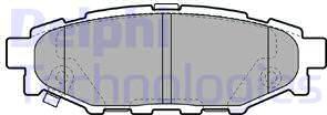 Delphi LP1999 - Kit de plaquettes de frein, frein à disque cwaw.fr