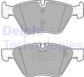 Delphi LP1960-18B1 - Kit de plaquettes de frein, frein à disque cwaw.fr