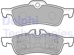 Delphi LP1912-18B1 - Kit de plaquettes de frein, frein à disque cwaw.fr