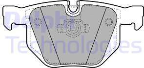 Delphi LP1927 - Kit de plaquettes de frein, frein à disque cwaw.fr