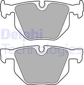 Delphi LP1834-18B1 - Kit de plaquettes de frein, frein à disque cwaw.fr