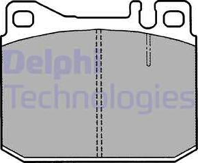 Delphi LP1208 - Kit de plaquettes de frein, frein à disque cwaw.fr