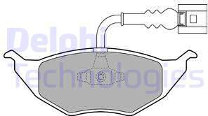 Delphi LP1736 - Kit de plaquettes de frein, frein à disque cwaw.fr