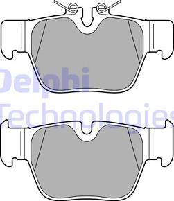 Delphi LP3598 - Kit de plaquettes de frein, frein à disque cwaw.fr