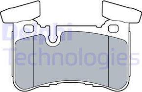 Delphi LP3516 - Kit de plaquettes de frein, frein à disque cwaw.fr