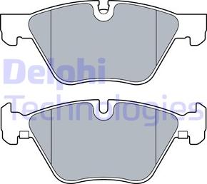 Delphi LP3534 - Kit de plaquettes de frein, frein à disque cwaw.fr